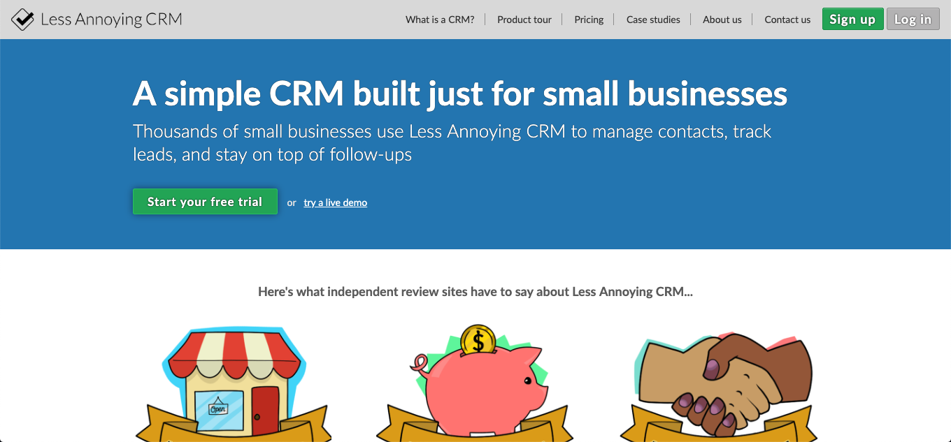 Less Annoying CRM