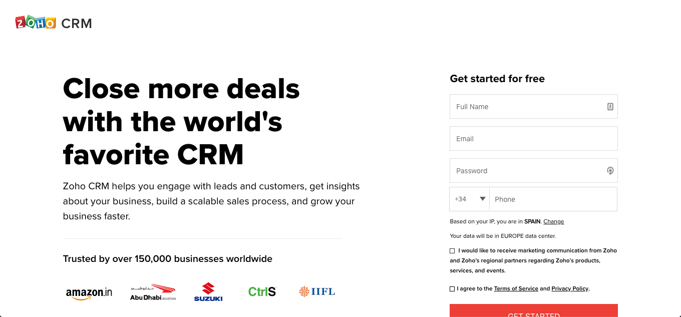 Zoho CRM