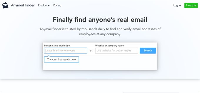 anymail finder